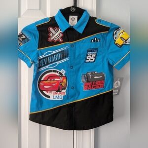 Disney Store Car Snap Race Shirt - Brand New with Tags